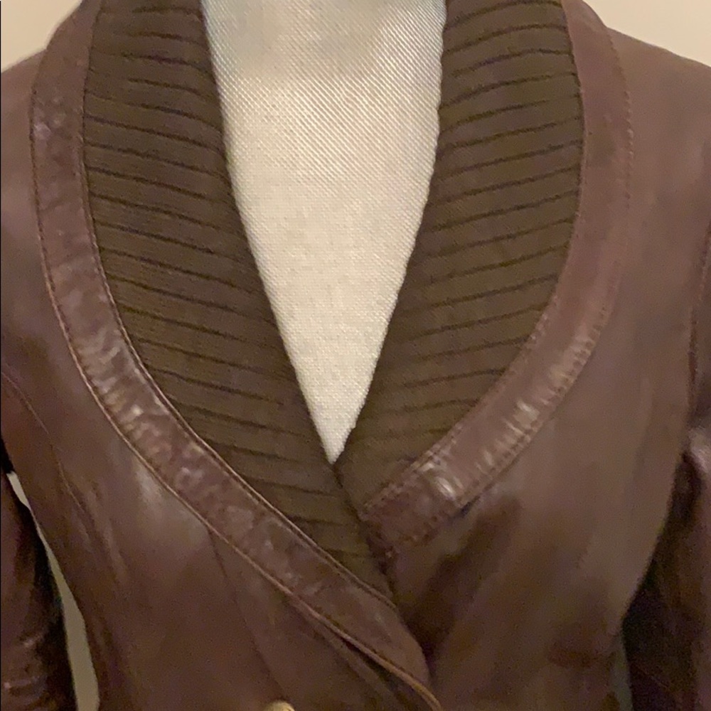 Leather jacket